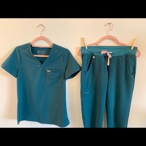 FIGS SCRUBS SET - Caribbean blue (limited edition)